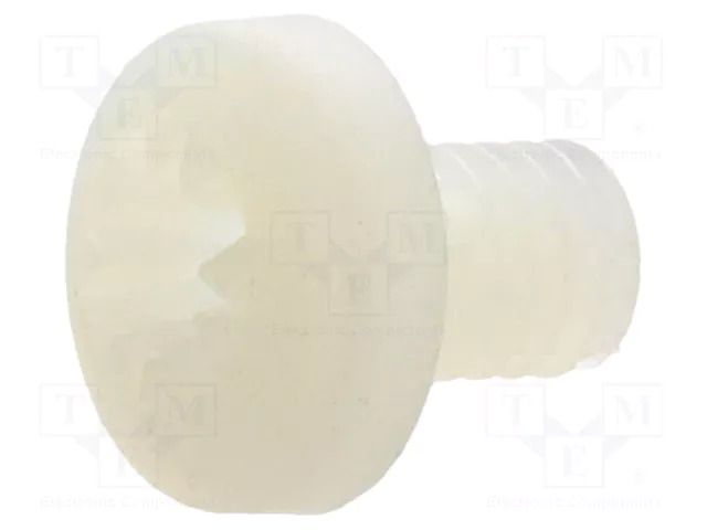 Screw; M4x6; 0.7; Head: cheese head; Pozidriv; 1mm; polyamide; 8G205 DREMEC DR8G205M4X6