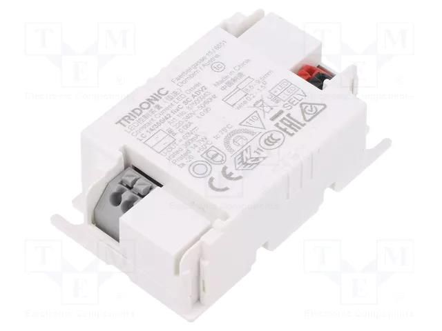Power supply: switching; LED; 14W; 30÷42VDC; 350mA; 198÷264VAC TRIDONIC 87500943