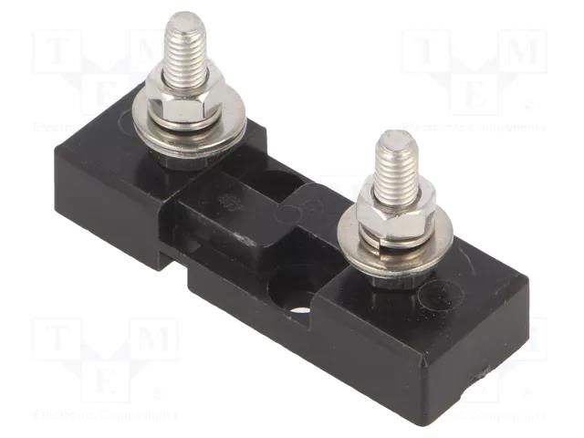 Fuse holder with cover; 42x12x8.2mm; 300A; Leads: M5 screws; 32V OPTIFUSE BLC-05-GTA