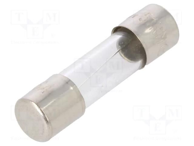 Fuse: fuse; 6A; 250VAC; quick blow; glass; 5x20mm; bulk OPTIFUSE FSC-6A