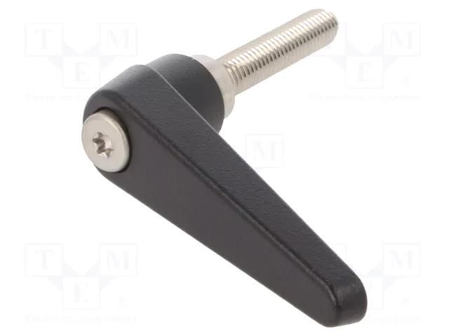 Lever; adjustable; Thread len: 40mm; Lever length: 62mm ELESA+GANTER GN101.1-18-M8-40SW
