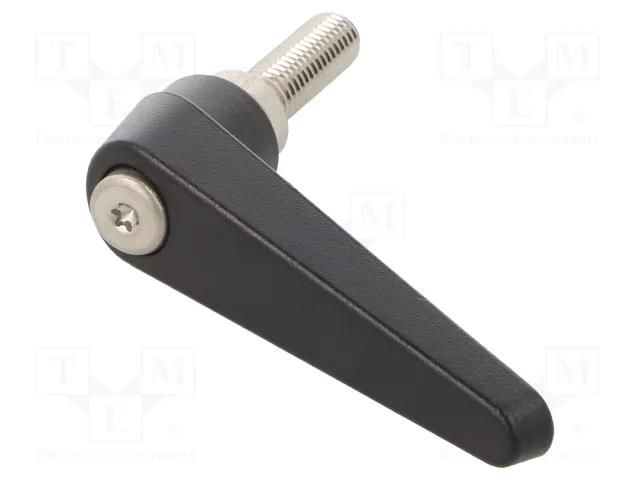 Lever; adjustable; Thread len: 25mm; Lever length: 62mm ELESA+GANTER GN101.1-18-M8-25SW