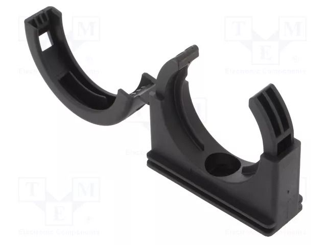 Bracket; polyamide; HelaGuard; black; UL94V-2; Size: 42; -50÷135°C HELLERMANNTYTON PACC42-PA66-BK