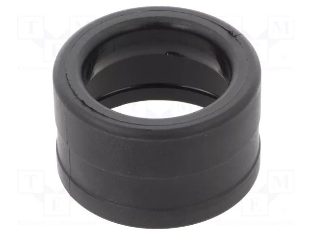 Conduit end cover; polyamide; HelaGuard; black; Size: 34 HELLERMANNTYTON PAEC34-PA66-BK