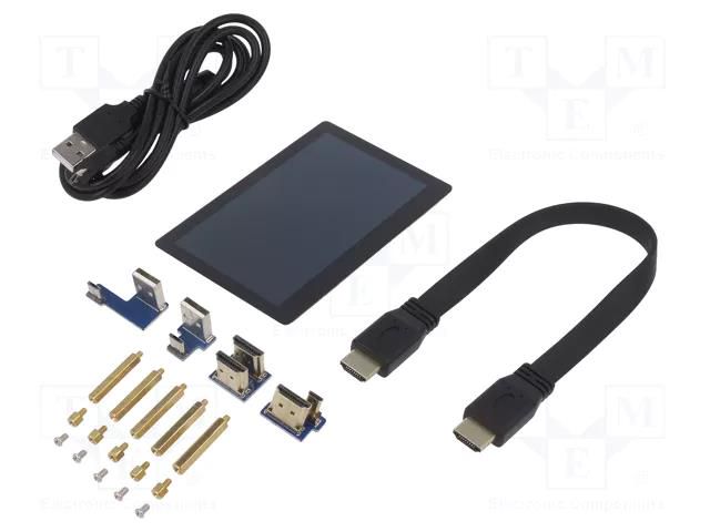 Resolution: 960x544; 5"; RGB; 5VDC; Dim: 123.54x79.92mm; 170° WAVESHARE WSH-19299