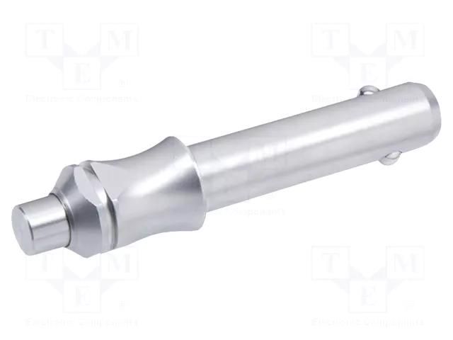 Locking pin; without handle,with locking; stainless steel; 21kN ELESA+GANTER GN113.3-6-10