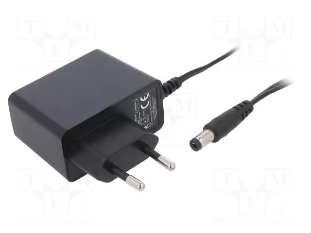 Power supply: switching; mains,plug-in; 5VDC; 3A; 15W; Out: 5,5/2,1 CELLEVIA POWER CLW-1505-W2E-EA