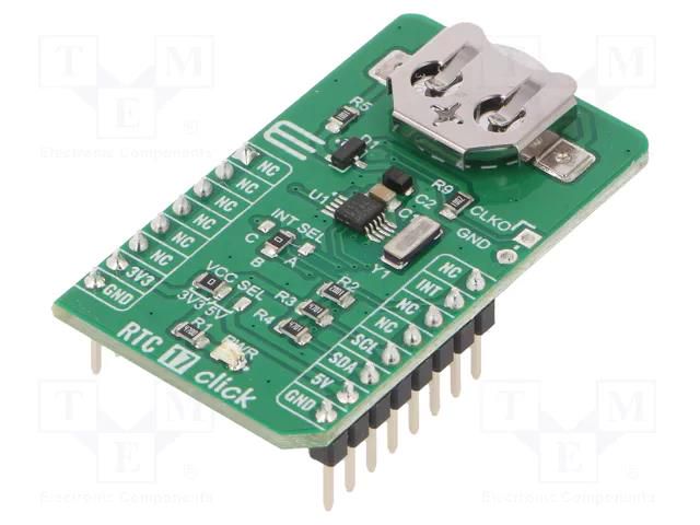 Click board; prototype board; Comp: RV5C387A; RTC; 3.3VDC,5VDC MIKROE MIKROE-5129