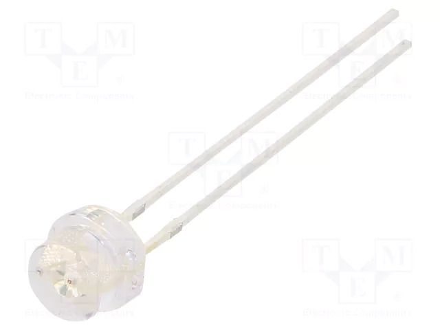 LED; red; 4.8mm; 150÷220mcd; 100°; Front: convex; 5VDC; No.of term: 2 OPTOSUPPLY OSR5RU56A1A-5V