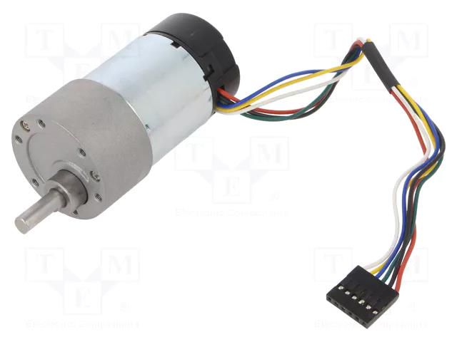 Motor: DC; with gearbox; 6÷12VDC; 5.5A; Shaft: D spring; 330rpm POLOLU POLOLU-4752