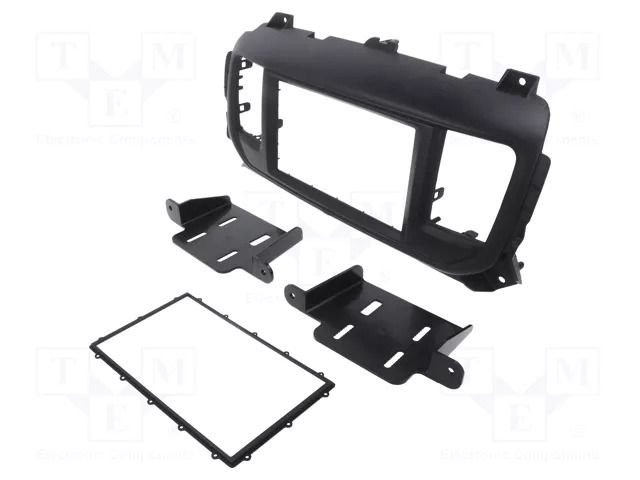 Radio frame; Citroën,Opel,Peugeot,Toyota; 2 DIN; black ACV RAM-40.836