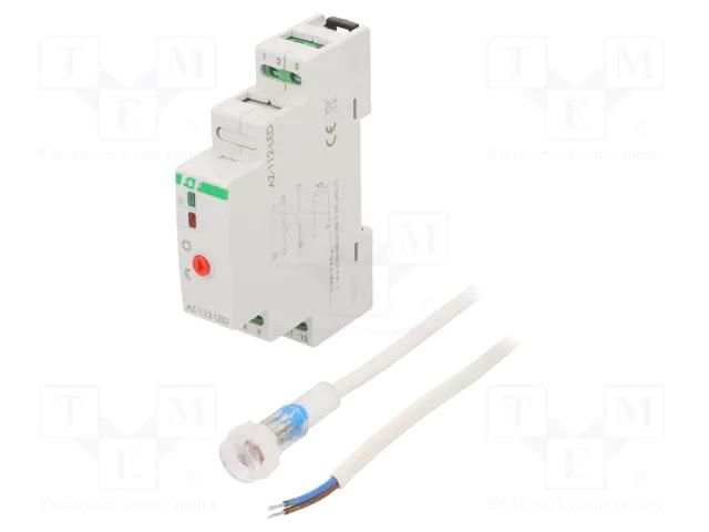Twilight switch; for DIN rail mounting; 230VAC; SPST-NO; 16A; AZ F&F AZ-112-LED