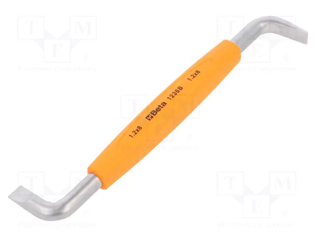 Screwdriver; double-sided,angular; slot; 8x1.2mm BETA BE1236B/1.2X8