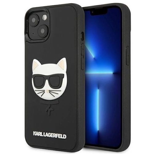 Karl Lagerfeld KLHCP13SCH3DBK 13 mini 5,4" czarny/black hardcase 3D Rubber Choupette, Karl Lagerfeld 3666339028138 3666339028138