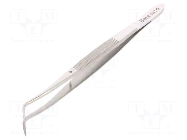 Tweezers; 160mm; universal; Blades: curved BETA BE993G