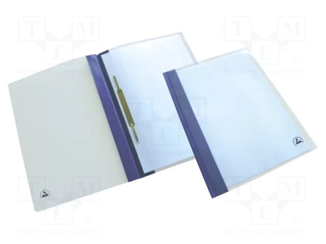 ESD; A4; PVC; blue,transparent; <10GΩ; Office supplies: folder EUROSTAT GROUP ERS-410930092