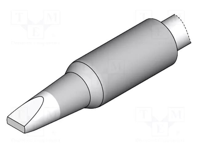 Tip; chisel; 2.7x1mm; thicker iron layer,longlife JBC TOOLS JBC-C245735E