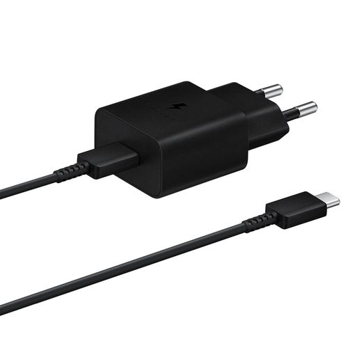 Samsung EP-T1510XBEGEU 15W PD USB-C AFC Wall Charger with USB-C Cable - Black, Samsung EP-T1510XBEGEU EP-T1510XBEGEU