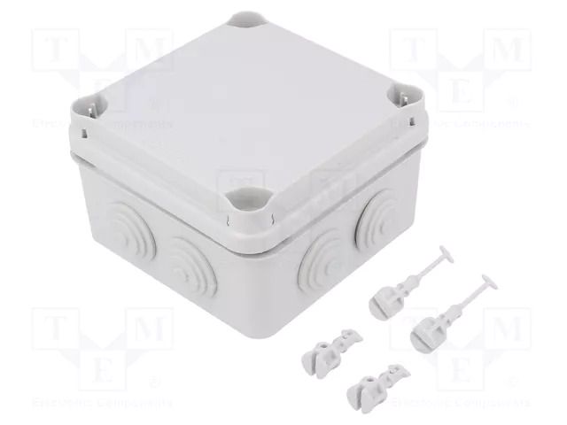 Enclosure: junction box; X: 111mm; Y: 111mm; Z: 68mm PCE EV-111