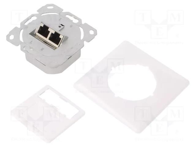 Connector: RJ45; socket; Cat: 6a; shielded,double; 22AWG÷24AWG LOGILINK LOG-NP0127