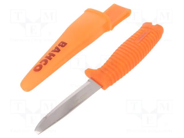 Knife; rescue; for cutting ropes and nets; Tool length: 230mm BAHCO SA.1446-FLOAT