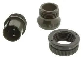CIRCULAR CONNECTOR PLUG SIZE 14S, 3 POSITION, CABLE MS3106A14S-1P.