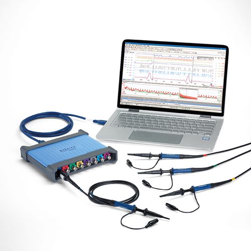 Комплект 8-канального осциллографа PicoScope 4824A с частотой 20 МГц и 4 пробниками TA375 PQ290