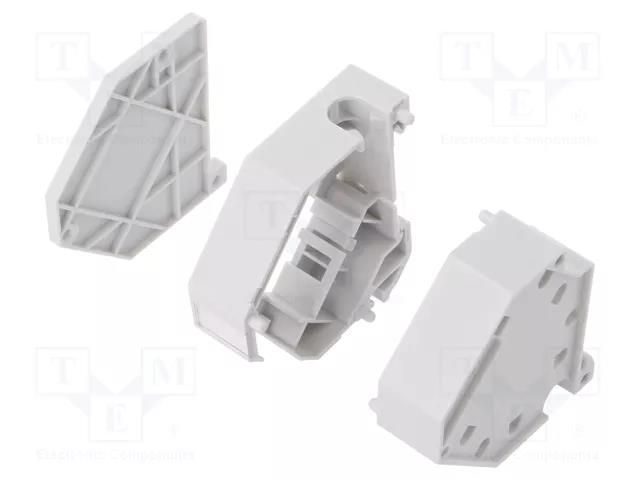 Case; Keystone; for DIN rail mounting; grey; Number of ports: 1 LOGILINK LOG-MP0055