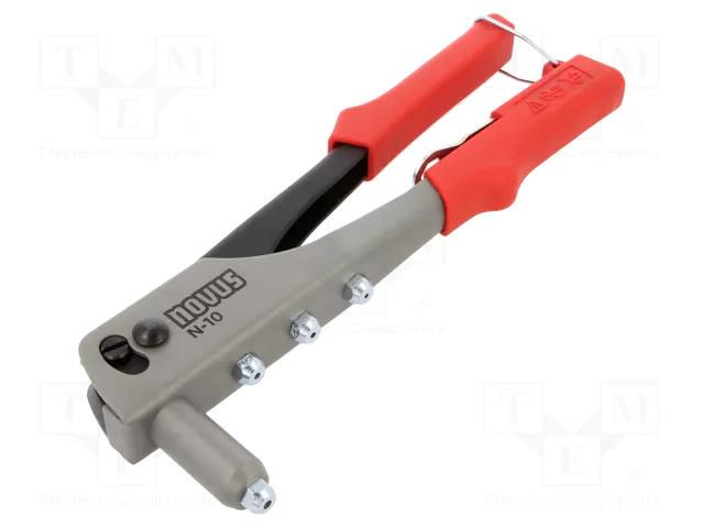 Kit: hand riveting press; for aluminium and steel snap rivets NOVUS NV032-0038