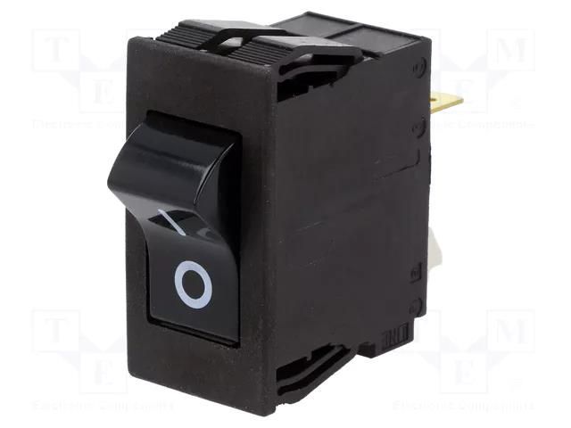 Circuit breaker; 6A; Poles: 1; SNAP-IN; TA45 2P; MCB SCHURTER TA45-AHTBL060C0