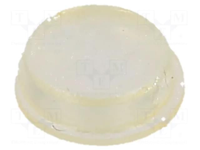 Self-adhesive foot; Ø: 9.5mm; H: 3.2mm; transparent; polyurethane KEYSTONE KEYS780-C