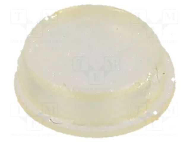 Self-adhesive foot; Ø: 9.5mm; H: 3.2mm; transparent; polyurethane KEYSTONE KEYS780-C