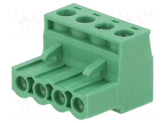 Connector: pluggable terminal block; plug; female; 15A; 300V; 1x4 ADAM TECH EBHA-04-D