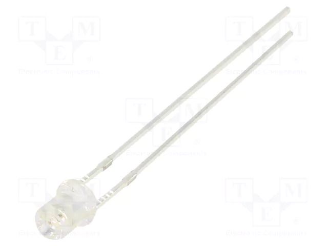 LED; UV; 140°; 20mA; P: 114mW; λd: 390÷400nm; 3÷3.8VDC; THT OPTOSUPPLY OSV4DL34E1A