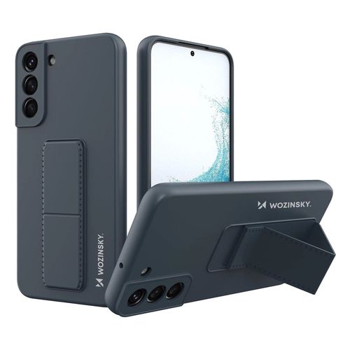Wozinsky Kickstand Case silicone stand cover for Samsung Galaxy S22 + navy blue, Wozinsky 5907769319921 5907769319921