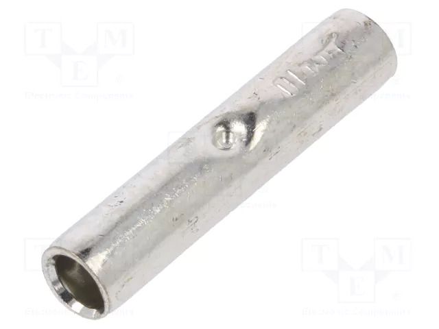 Tip: butt splice; non-insulated; copper; 10mm2; tinned; crimped BM GROUP BM81460