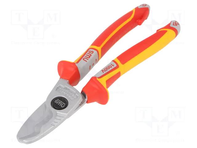 Cutters; for cutting copper and aluminium cables; 210mm NWS NW043-49VDE-210