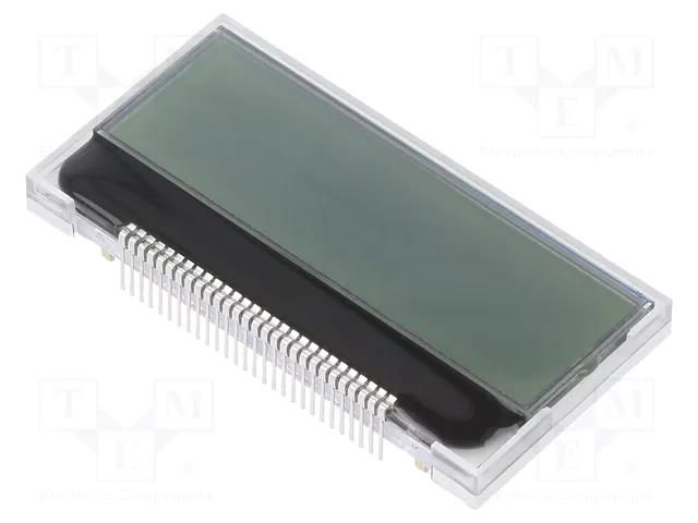 Display: LCD; graphical; 128x32; FSTN Positive; 60x30x7.96mm; 2.1" DISPLAY ELEKTRONIK DEM128032A1FGH-PW