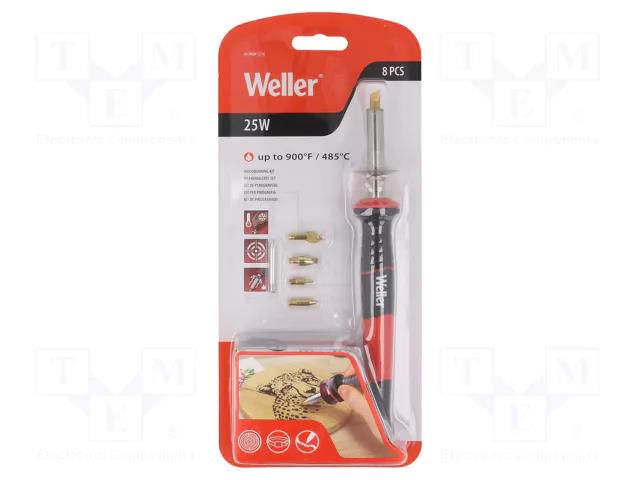 Soldering iron: with htg elem; Power: 25W; 230V WELLER WEL.WLIWBK1523C