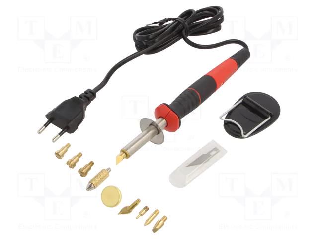 Soldering iron: with htg elem; Power: 25W; 230V WELLER WEL.WLIWBK2523C