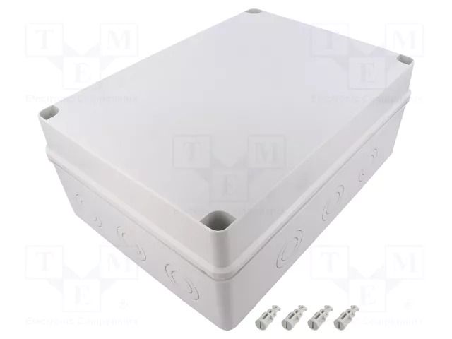 Enclosure: junction box; X: 245mm; Y: 335mm; Z: 133mm; polystyrene PCE EX-322