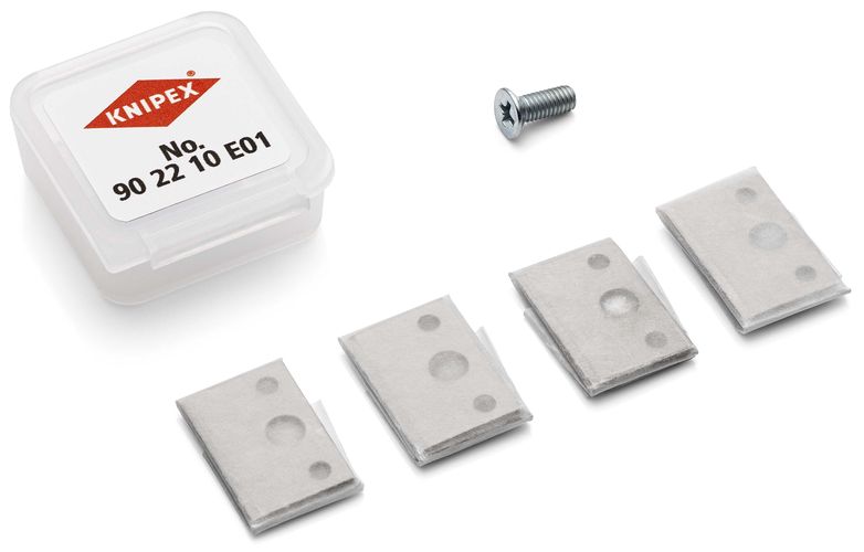 KNIPEX 90 22 10 E01 Set with 8 spare blades for 90 22 10 BK   90 22 10 E01 4003773087564