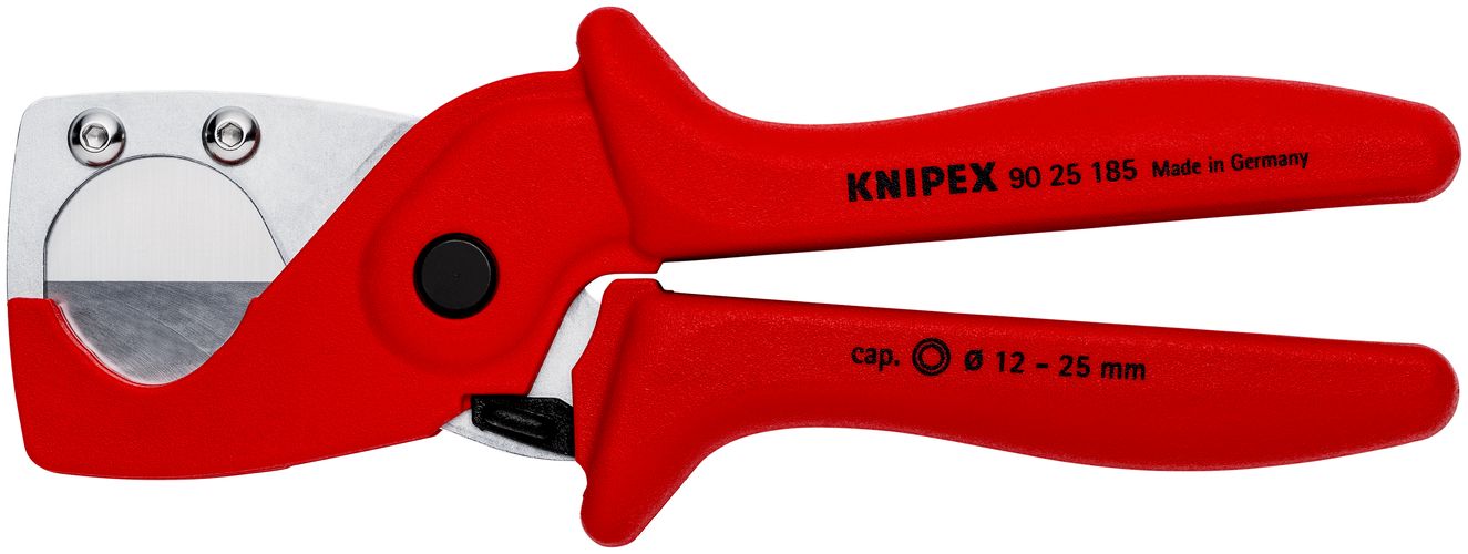 KNIPEX 90 25 185 Pipe cutter for plastic composite pipes glass fibre reinforced plastic handles 185 mm 90 25 185 4003773084839