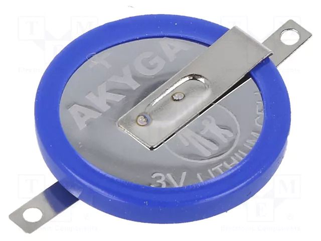 Battery: lithium; CR2032,coin; 3V; 210mAh; non-rechargeable AKYGA BATTERY BAT-CR2032ST2NB/A