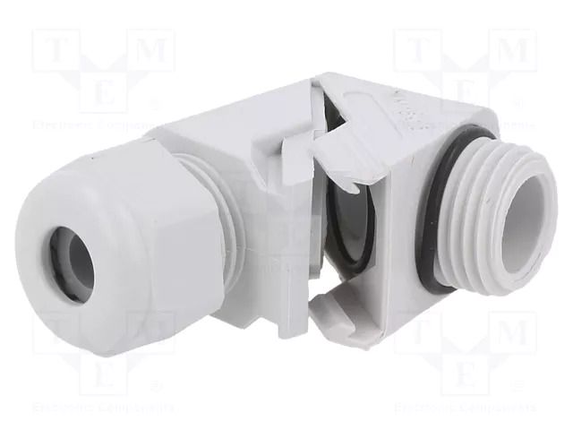 Cable gland; angular; M16; 1.5; IP68; polyamide; grey; HSK-W HUMMEL HUMMEL-1313160051