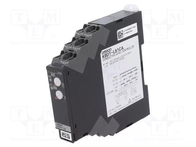 Level monitoring relay; conductive fluid level; 100÷240VAC OMRON K8DT-LS1CA