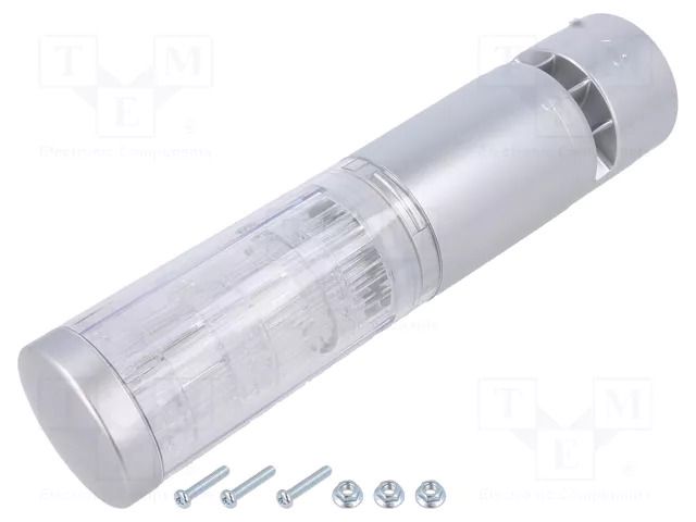 Signalling column; red/amber/green; LED; 24VDC; IP65; LA6; ABS PATLITE LA6-3DTNUB-RYG