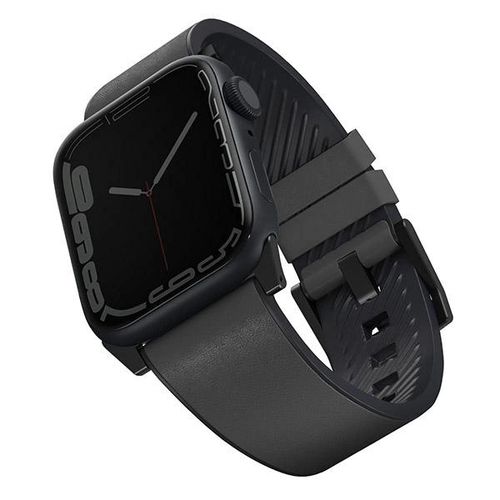 Uniq Straden Leather Hybrid Strap for Apple Watch 1/2/3/4/5/6/7/8/SE/SE2/Ultra 42/44/45/49mm - Gray, UNIQ 8886463679623 8886463679623