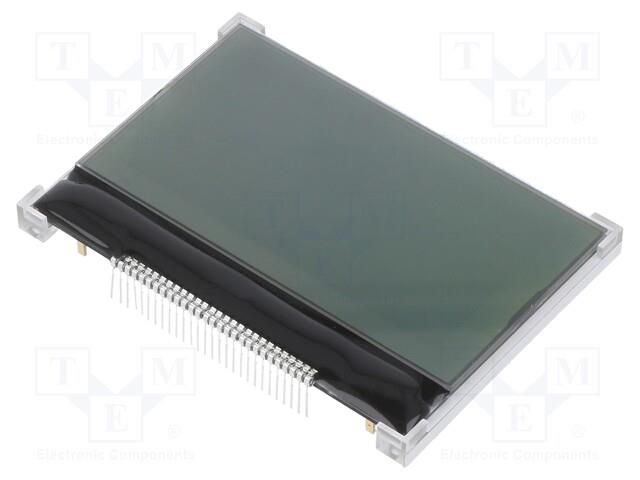 Display: LCD; graphical; 128x64; FSTN Positive; 68.8x49.2x5.1mm DISPLAY ELEKTRONIK DEM128064F1FGH-PW