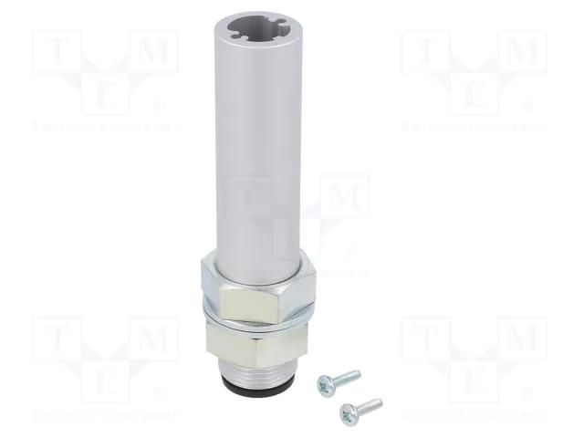 Accessories: aluminium tube; aluminium; 100mm; signalling column PATLITE POLE22-0100AT